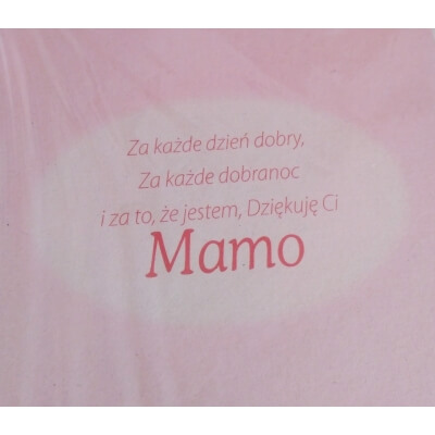 Kartka Dziękuję Mamo